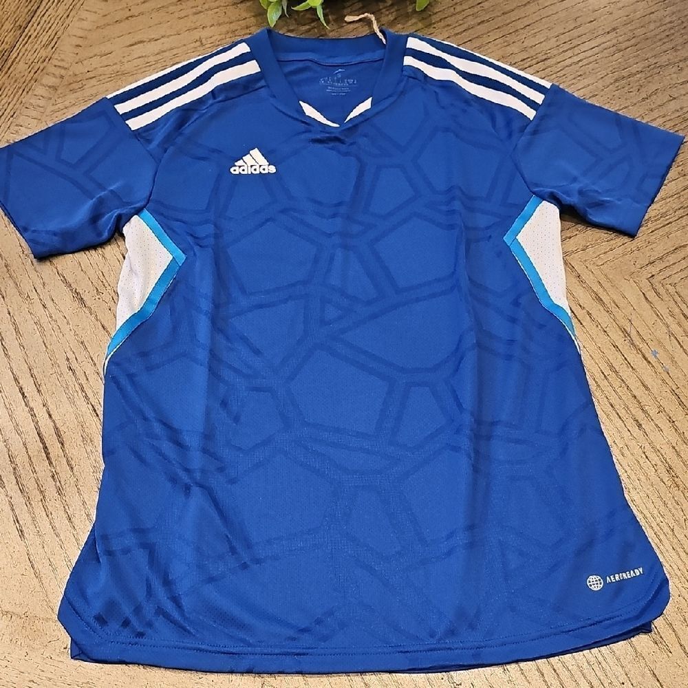 Adidas Condivo 22 Royal Blue Jersey Shirt Size S NWOT
